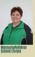 Mannschaftsfhrer Schmid Christa